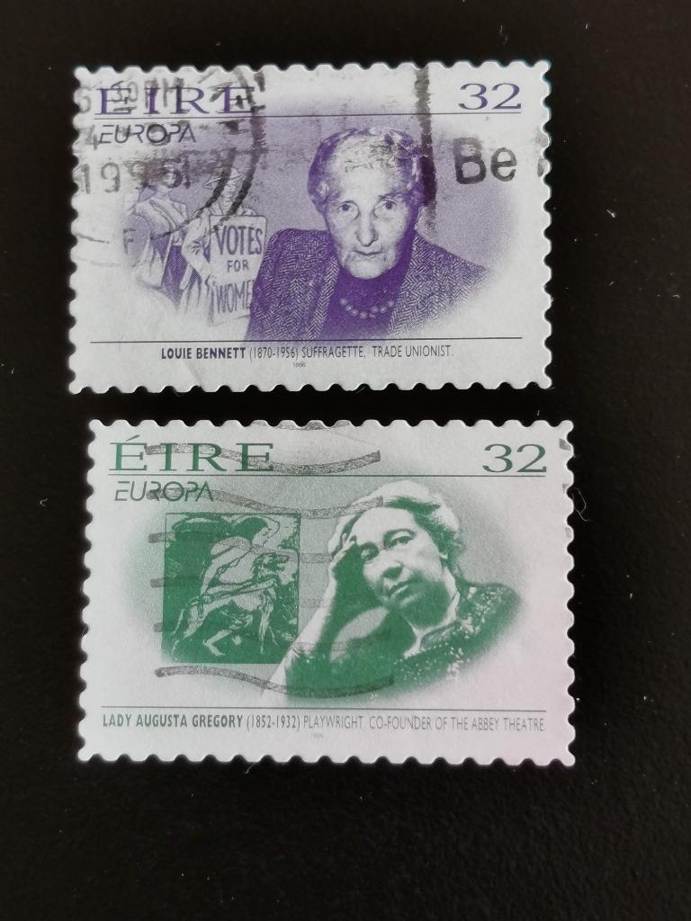 Ierland 1996 - Europa CEPT - beroemde vrouwen, Ophalen of Verzenden, Ierland, Gestempeld