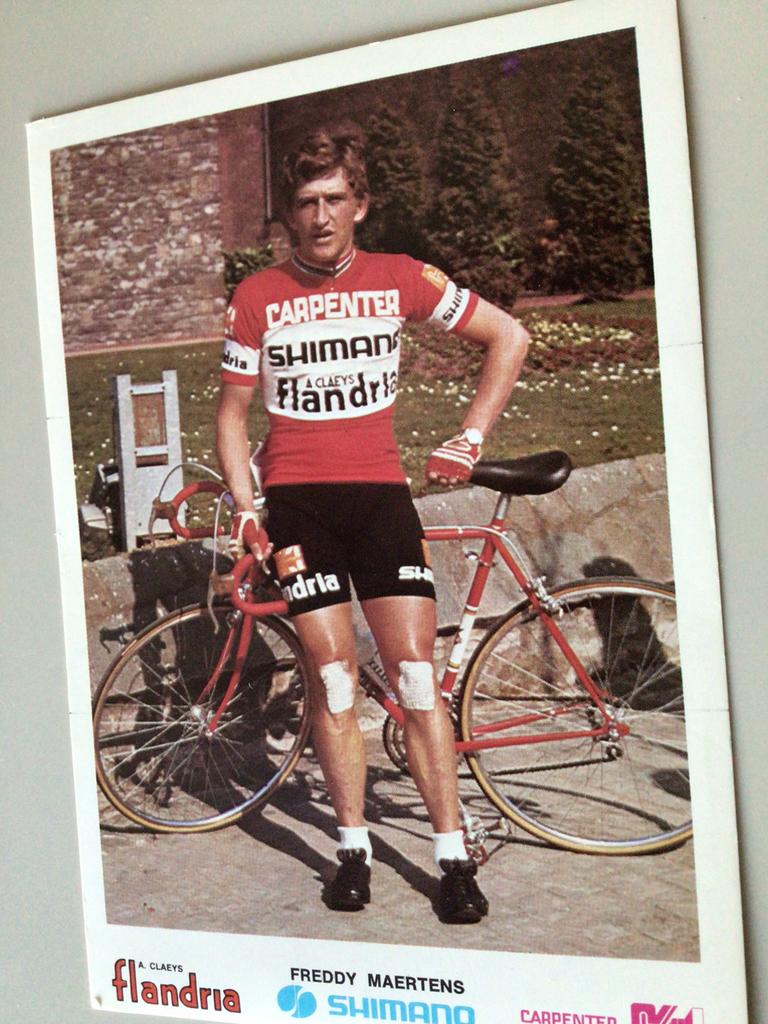 Wielerkaart team flandria freddy maertens, Envoi