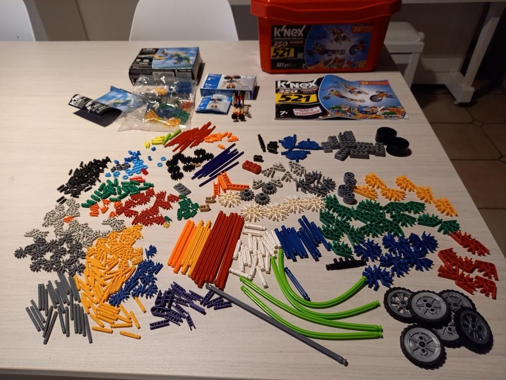 Knex K'nex, Ophalen, Gebruikt