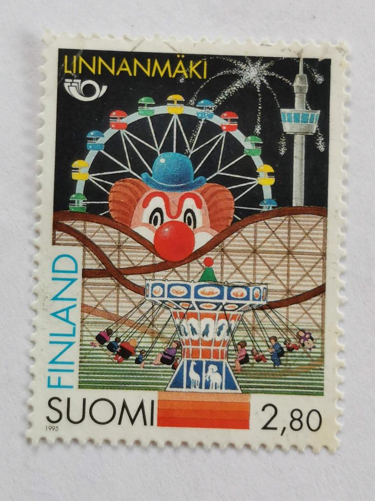 Finlande 1995 - Parc d'attraction Linnanmaki ., Enlèvement ou Envoi, Finlande, Affranchi