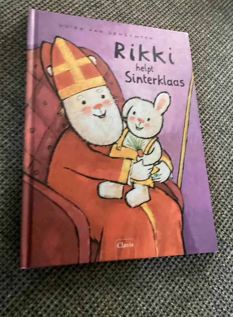 Guido Van Genechten - Rikki helpt Sinterklaas, Boeken, Ophalen, Nieuw, Guido Van Genechten, Prentenboek