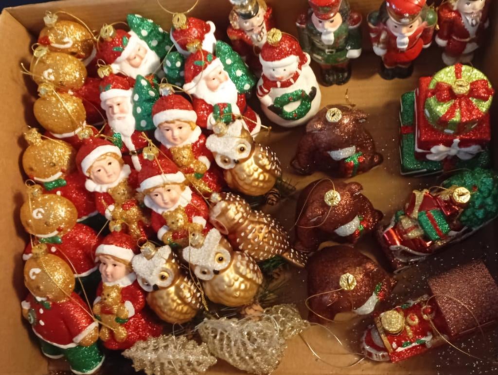 Boule Noël, Casse-noisette  décoration chez Flamant 7€/pièce, Enlèvement ou Envoi, Neuf