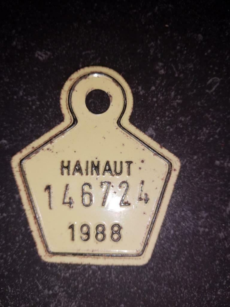 Sticker vélo Hainaut 1988, Collections, Enlèvement ou Envoi, Comme neuf