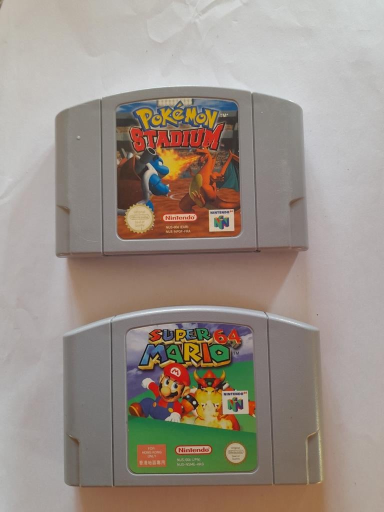 Pokemon en super Mario Nintendo 64, Ophalen of Verzenden, Zo goed als nieuw