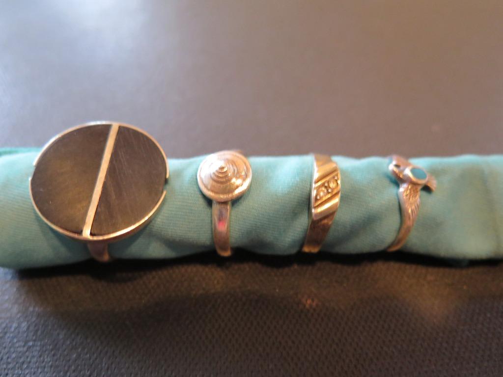 zilveren ring, Handtassen en Accessoires, Ringen, Gebruikt, Ophalen of Verzenden, Dame, Zilver