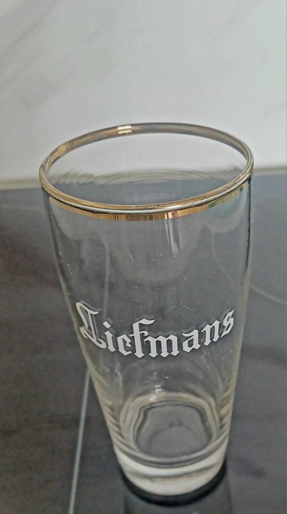 2 oude liefmans glazen, Ophalen, Zo goed als nieuw, Bierglas