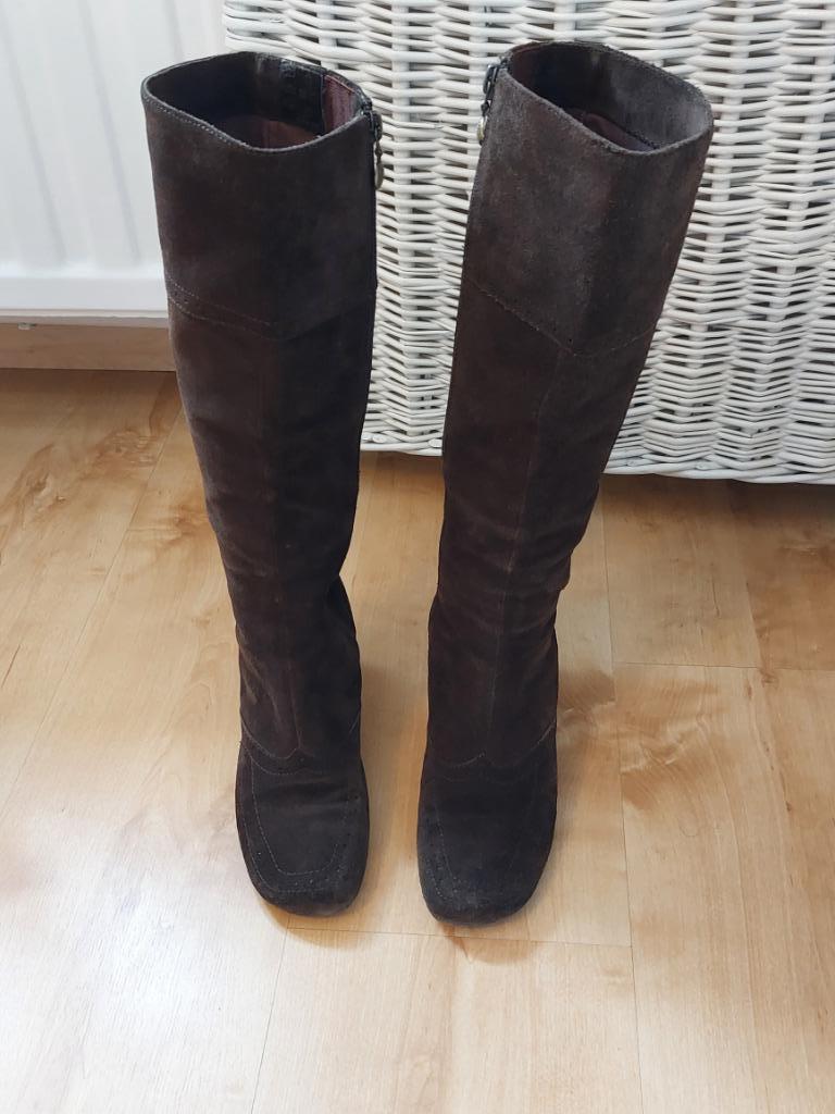 Dames hoge laarzen Sprox in bruin daim maat 36, Kleding | Dames, Ophalen, Hoge laarzen, Bruin, Zo goed als nieuw