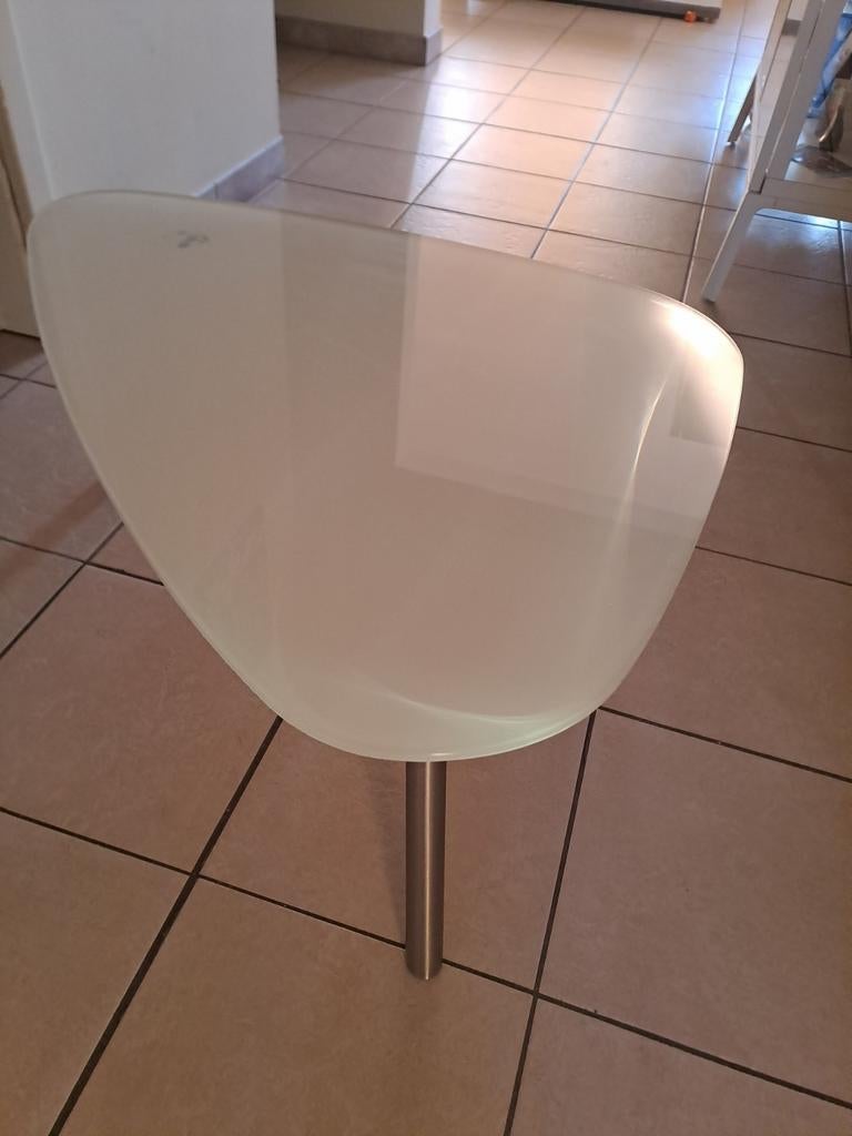 Xooon bijzettafel/salontafel, Ophalen, Gebruikt, 50 tot 100 cm, Glas