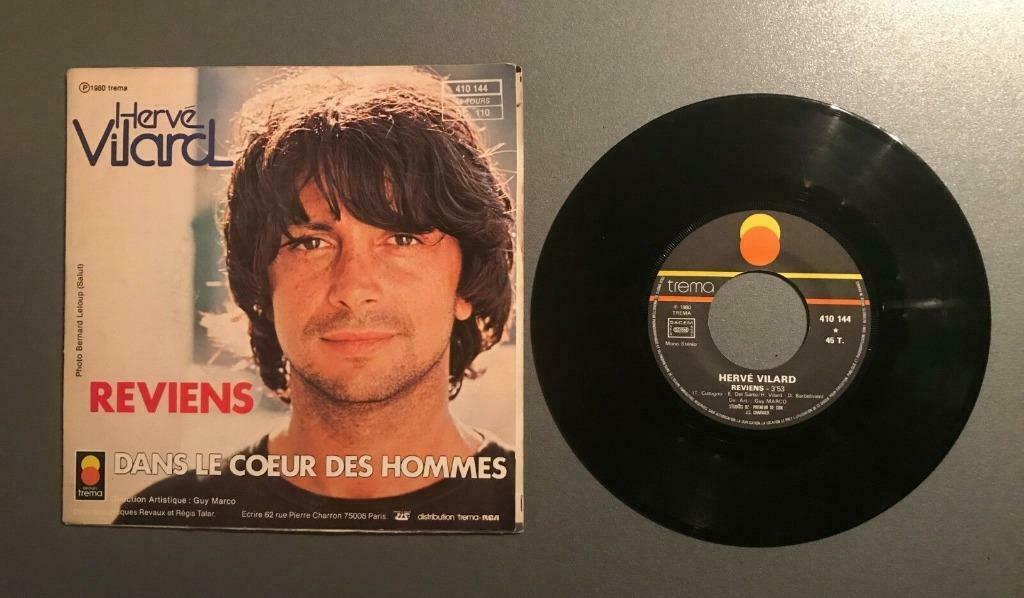 Vinyle de Hervé Vilard -, Enlèvement ou Envoi, Utilisé, Autres genres, Single