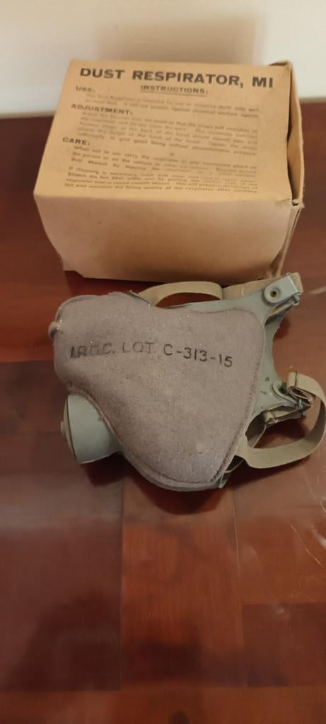 US ww2 dust respirator, Verzamelen, Militaria | Tweede Wereldoorlog, Landmacht, Overige typen, Ophalen of Verzenden