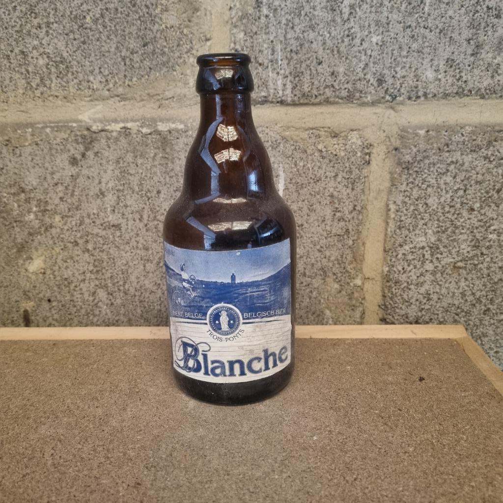 Bouteille de bière Blanche Trois-Ponts, Enlèvement ou Envoi, Utilisé, Bouteille(s), Autres marques