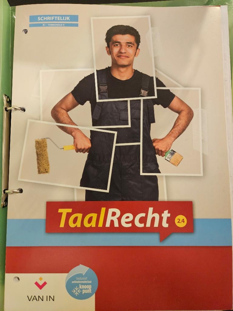 Boek TaalRecht 2.4 schriftelijk, Ophalen, Zo goed als nieuw