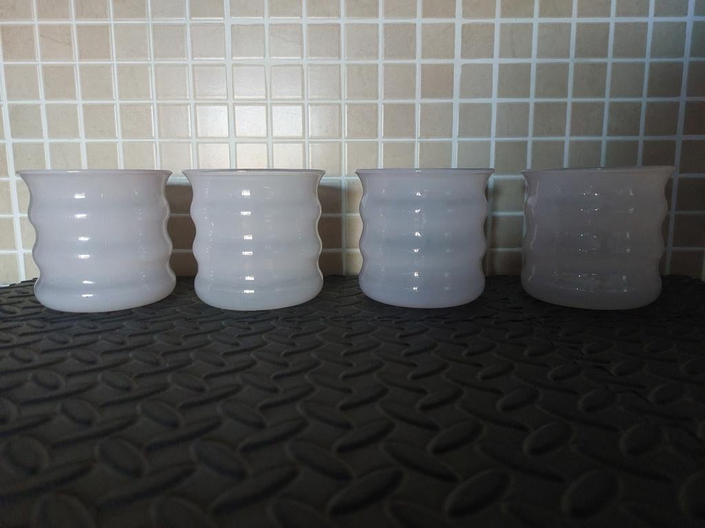 4 glazen potten, Maison & Meubles, Enlèvement ou Envoi, Comme neuf