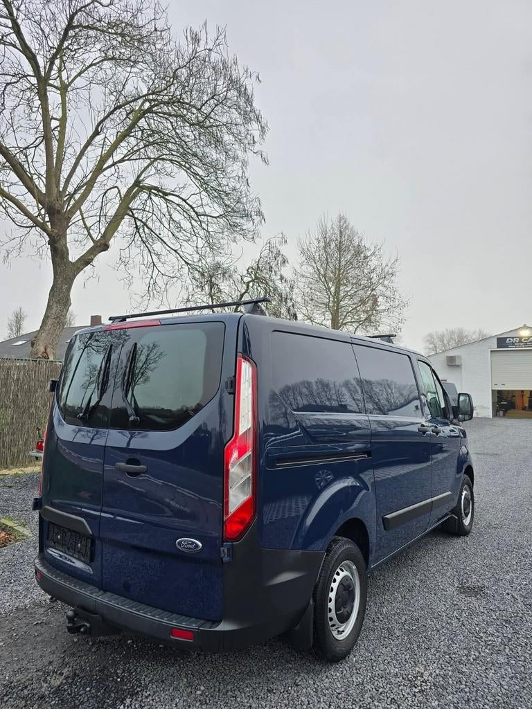 FORD TRANSIT CUSTOM 2.0TDCI//260-L1-EURO6B-PDC-TREKHAAK, Auto's, Voorwielaandrijving, 4 deurs, Stof, 1995 cc
