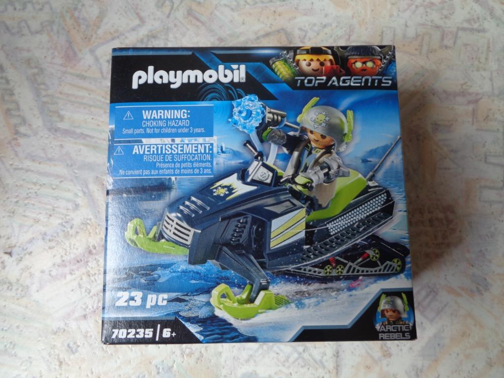 PLAYMOBIL Top Agents Arctic Rebels sneeuwscooter - 70235, Ophalen of Verzenden, Zo goed als nieuw, Complete set