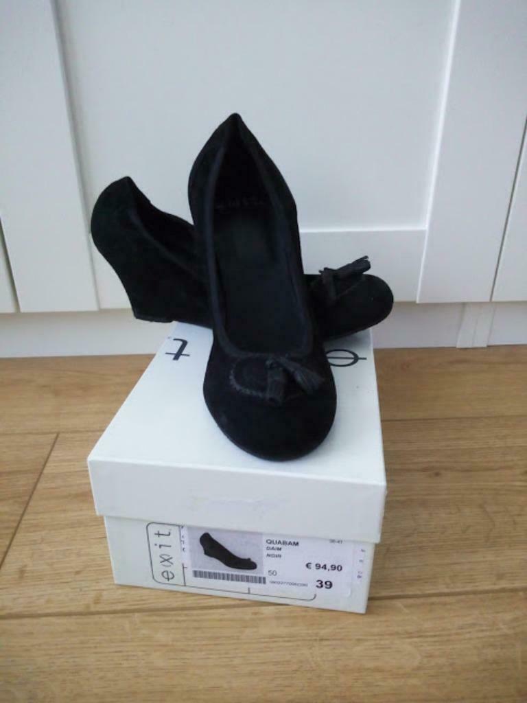 chaussures dame ballerine compensée, Exit, Comme neuf, Enlèvement, Ballerines