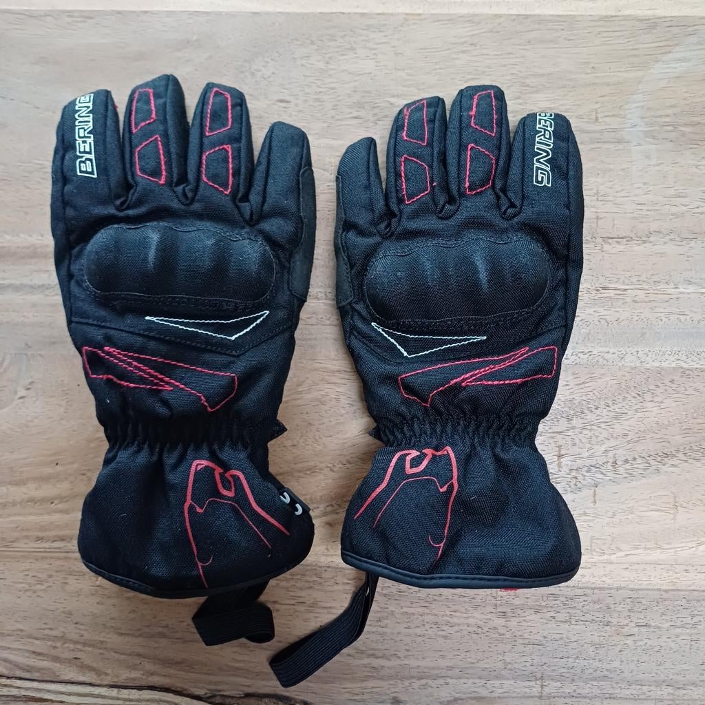 Bering motohandschoenen kind 12 jaar, Motoren, Kinderen, Ophalen of Verzenden, Bering, Handschoenen