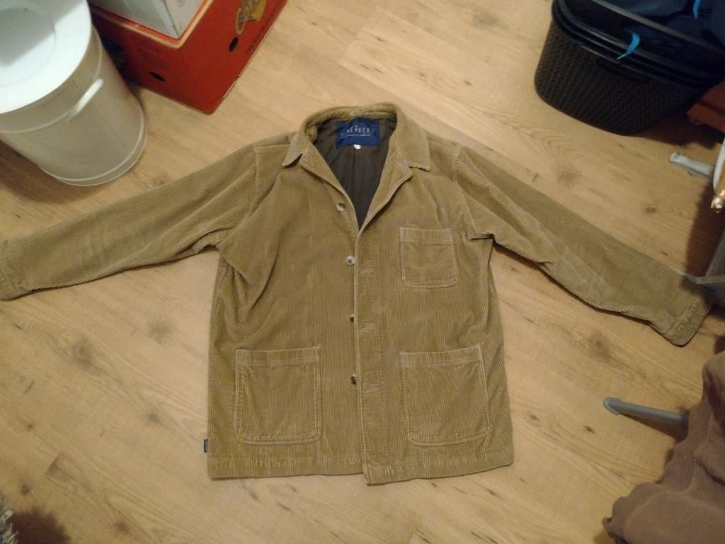 ribfluweel jasje ,maat L ,merk Somewhere, kleur bruin, Ophalen of Verzenden, Gedragen, Maat 52/54 (L), Bruin