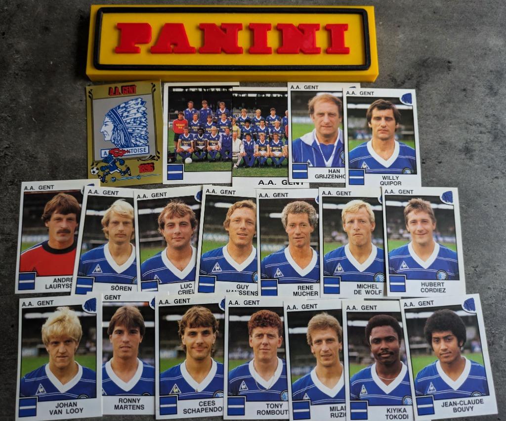 PANINI FOOTBALL 85  AA GENT 19 STICKERS 1985, Verzenden, Nieuw