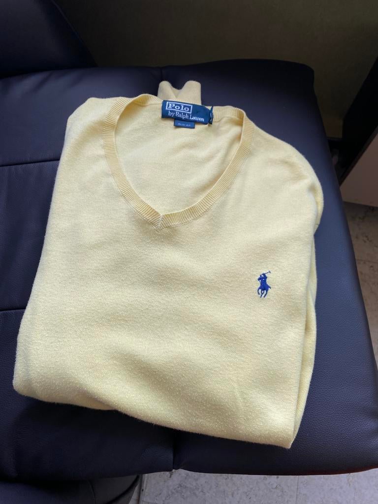 Polo ralph lauren trui, Verzenden, Zo goed als nieuw, Geel
