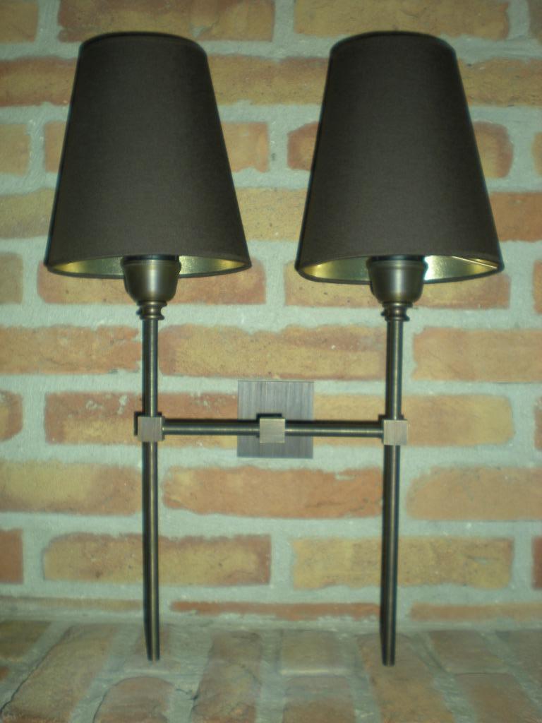 2x2  Luxe wandlampen, Enlèvement, Neuf, Métal