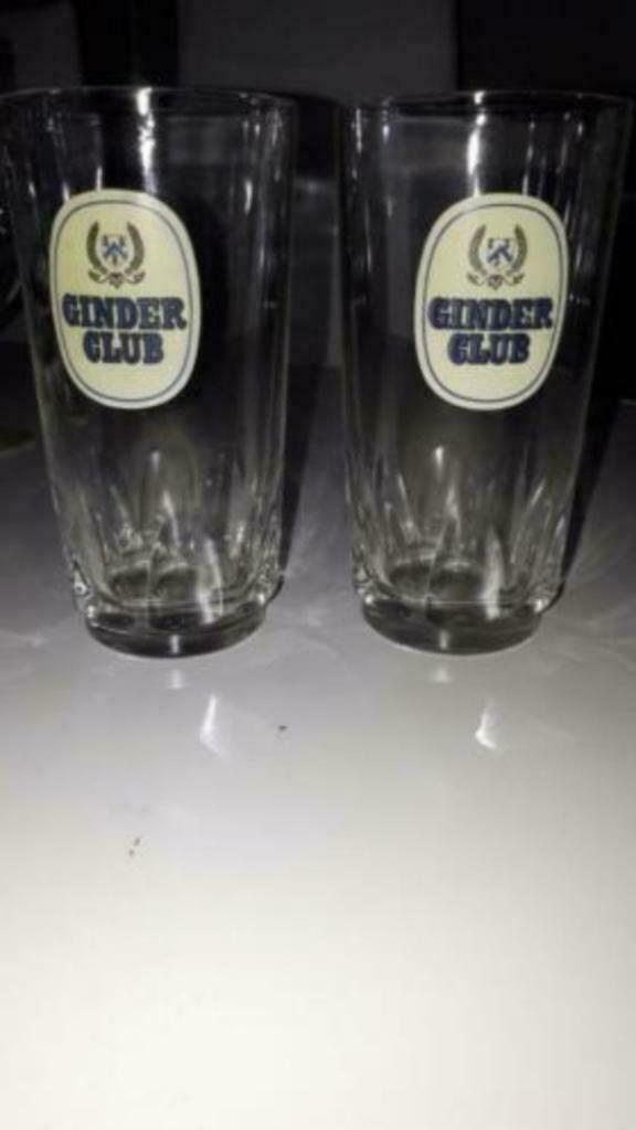 Ginder Club  bierglas, Verzamelen, Ophalen of Verzenden, Nieuw, Glas of Glazen, Overige merken
