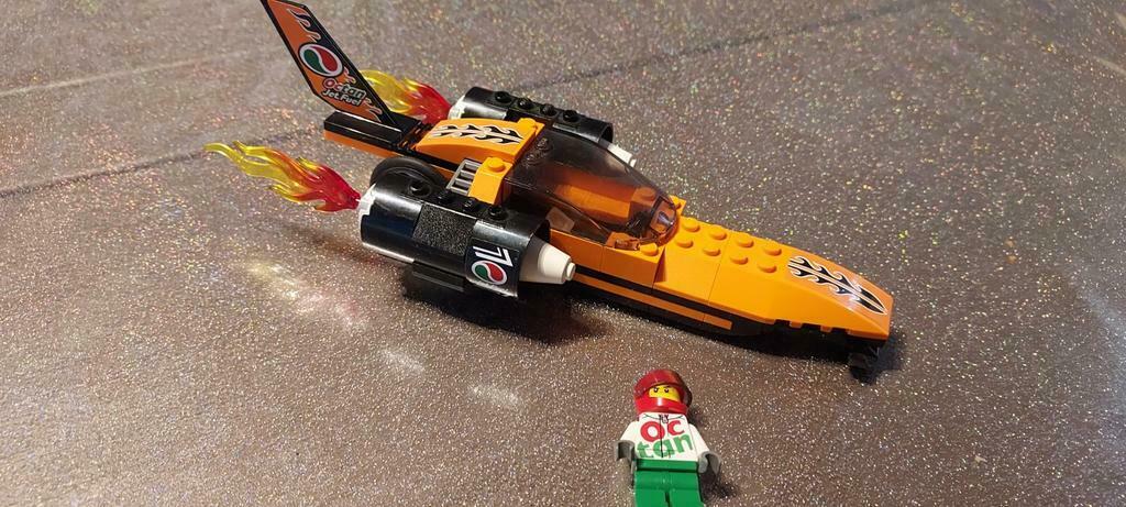 lego 60178 speed record car, Ophalen of Verzenden, Gebruikt, Complete set, Lego