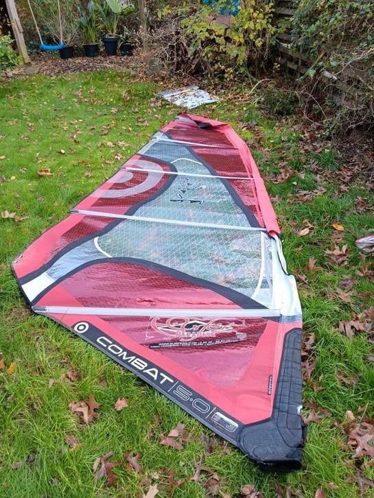 Neilpryde Combat 5.0, 5 à 7 m², Enlèvement, Utilisé, Avec sac de transport