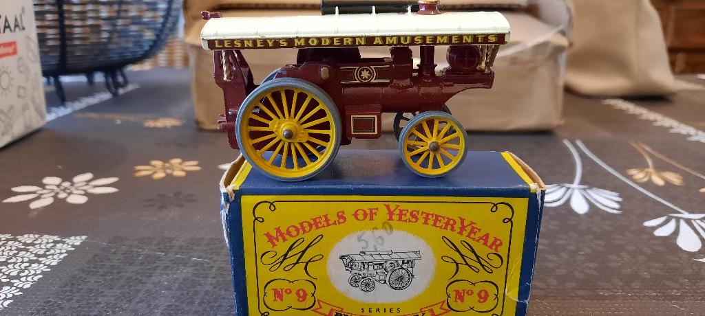 Moteur Matchbox Yesteryear Y9 Fowler Showmans, Enlèvement ou Envoi, Comme neuf, Voiture