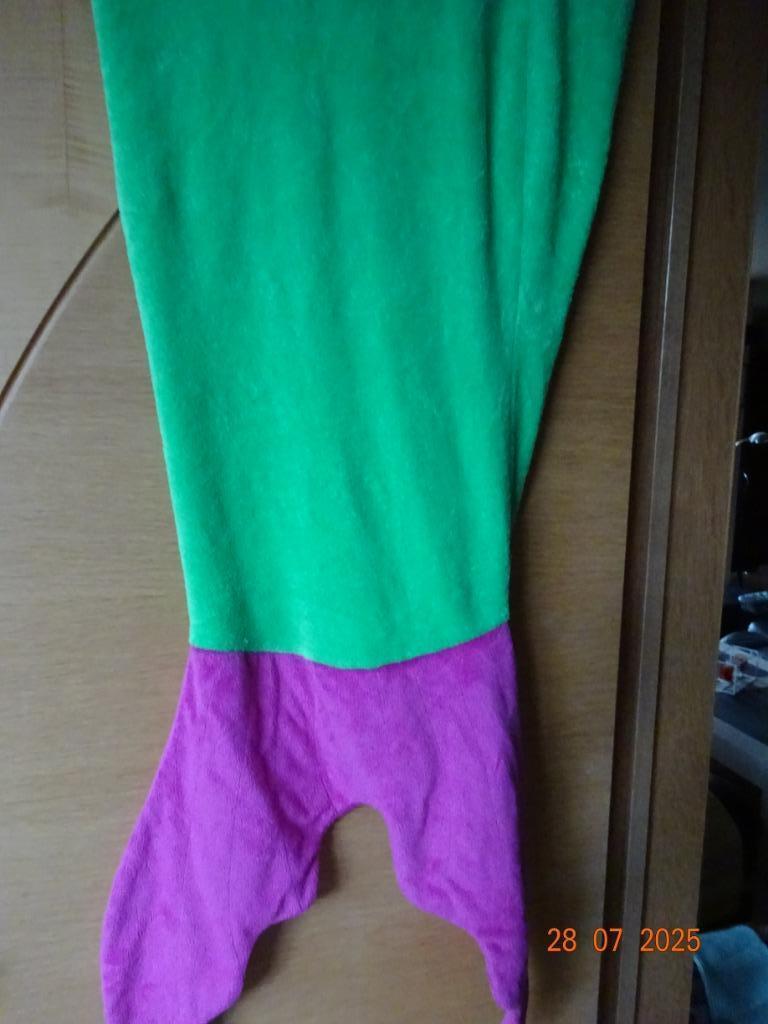 Blankie Tails Kinder roze groene zeemeerminstaart deken, Kinderen en Baby's, Speelgoed | Educatief en Creatief, Gebruikt, Ophalen of Verzenden