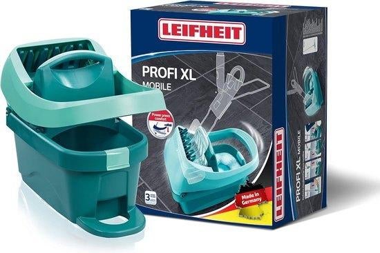 Leifheit - Vloerwisser met uitwringpers, Ophalen, Dweilemmer, -bak, of -wagen