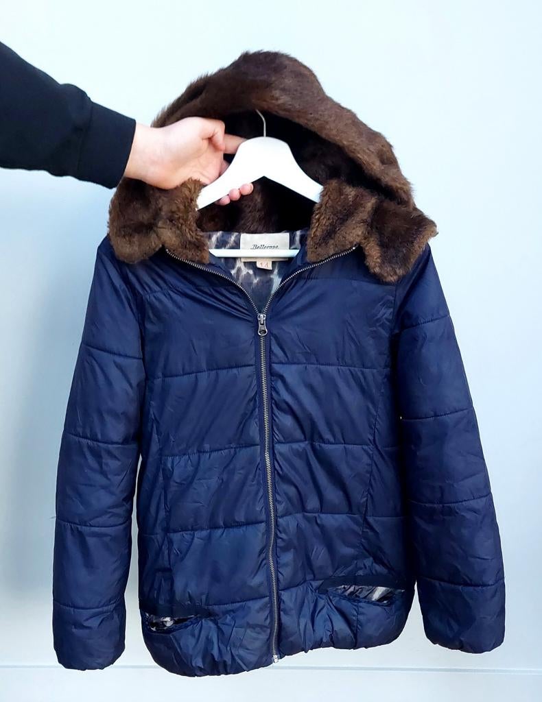 Bellerose winterjas - 14jaar - donkerblauw - perfecte staat, Kinderen en Baby's, Ophalen of Verzenden, Jas