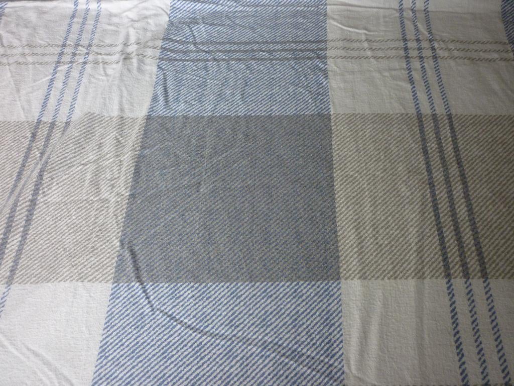 Flanellen Dekbedovertrek voor 1 Persoon, Eenpersoons, Blauw, Dekbedovertrek, Ophalen of Verzenden