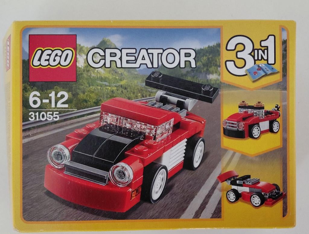 Lego Creator rode racewagen 31055, Ophalen, Gebruikt, Complete set, Lego