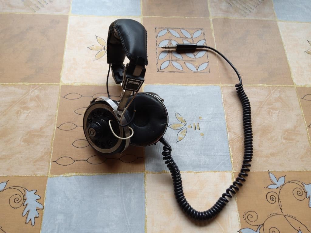 CASQUE PHILIPS AUDIO N6309 ANNÉES 80, Enlèvement, Utilisé, Philips