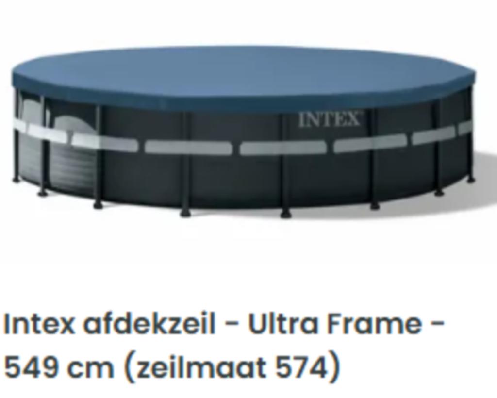 Afdekzeil intex rond doormeter 574, Ophalen, Nieuw, Afdekzeil