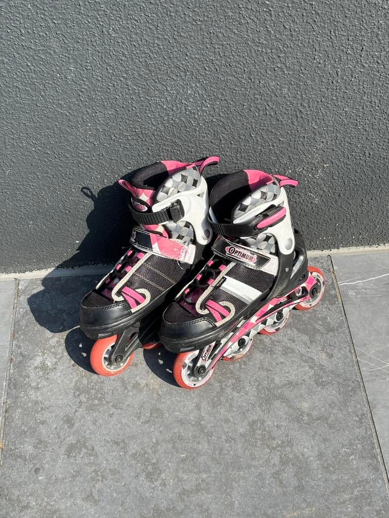 Inline skates Optimus roze maat 33/36, Overige merken, Kinderen, Ophalen of Verzenden, Inline skates 4 wielen
