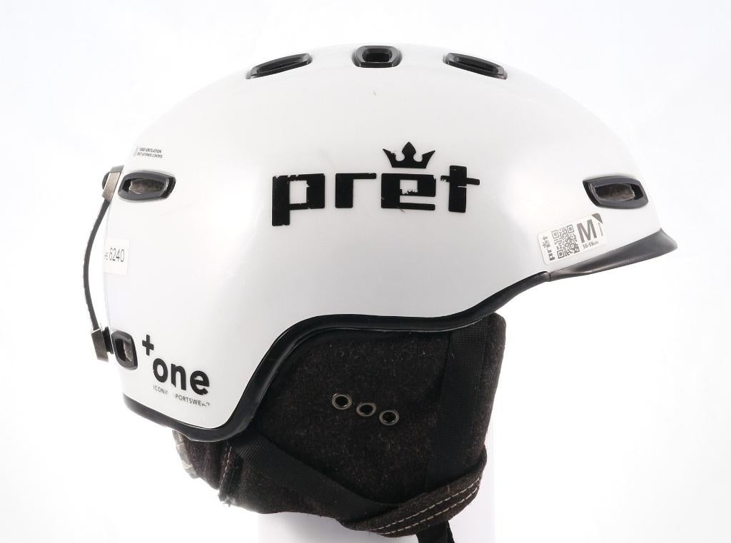 52 54 56 58 60 62 cm ski snowboard helm PRET +ONE, Ophalen of Verzenden, Gebruikt, Ski, Carve