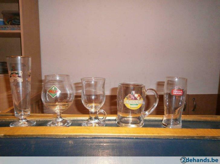 glazen, Collections, Marques de bière, Utilisé, Enlèvement