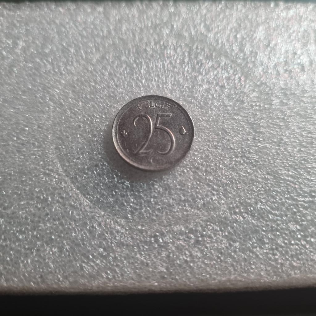 Pièces de monnaie 25 centimes Belgique, Enlèvement ou Envoi, Monnaie en vrac