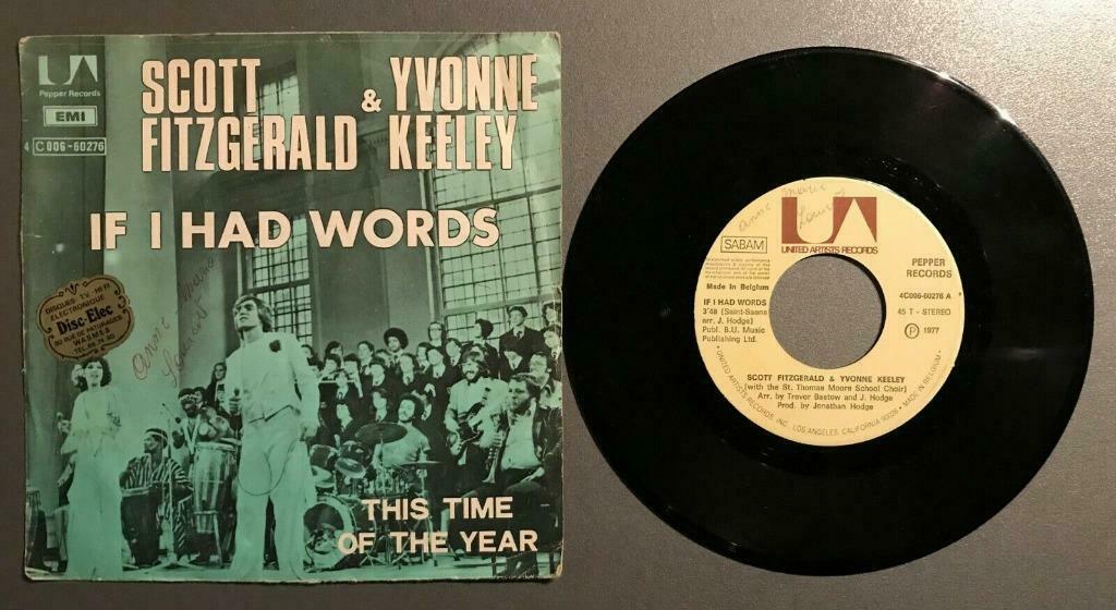 Vinyle de Scott Fitzgerald & Yvonne Keeley ., Enlèvement ou Envoi, Utilisé, Autres genres, Single