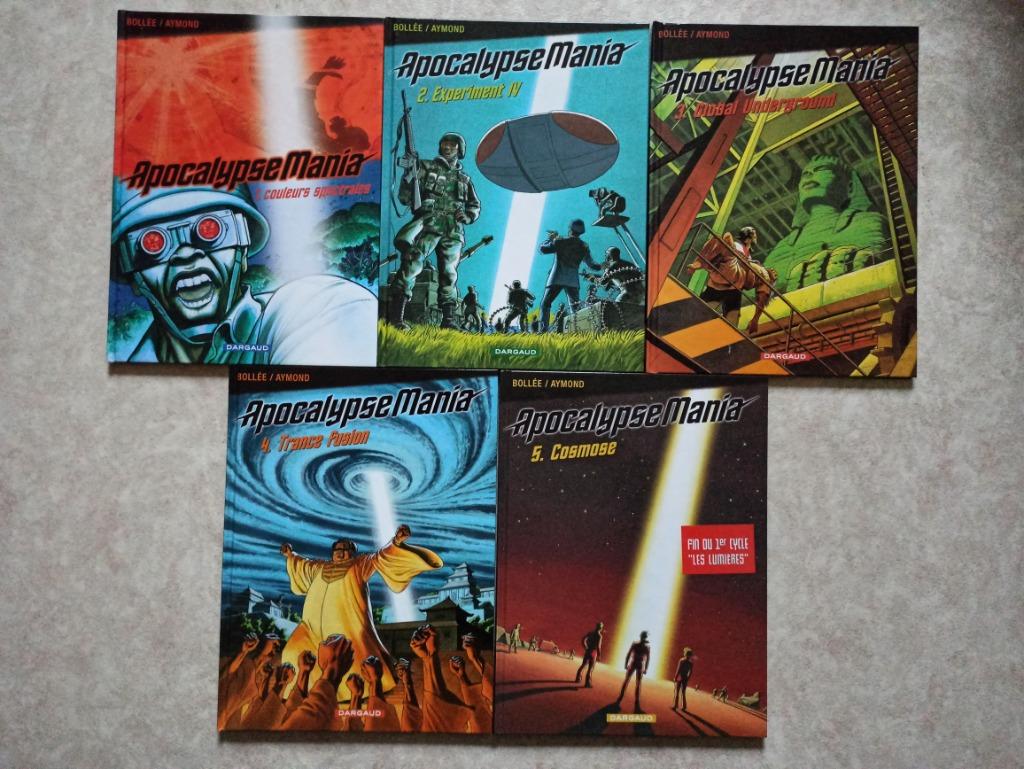Apocalypse Mania 5 Tomes Cycle1, Boeken, BOLLEE & AYMOND, Ophalen of Verzenden, Zo goed als nieuw, Meerdere stripboeken