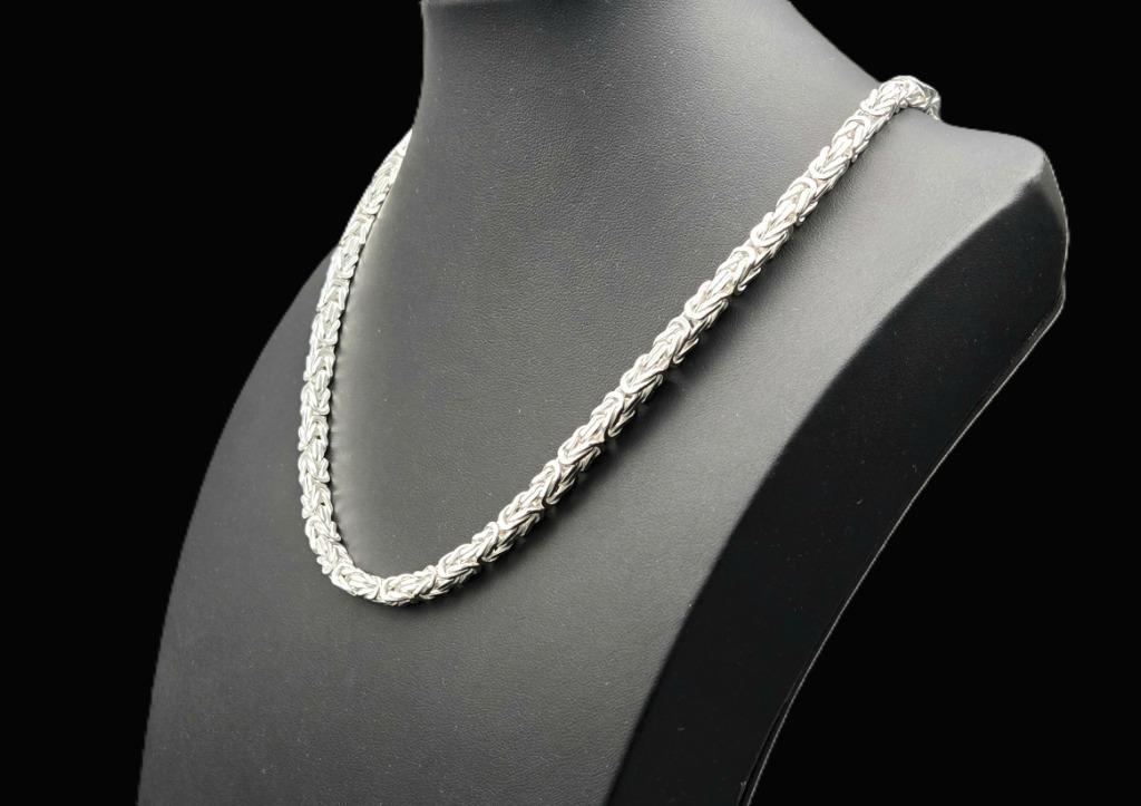 Zilveren koningsketting.Nieuw Ongedragen. 2025/577 82.6 Gram, Handtassen en Accessoires, Verzenden, Nieuw, Zilver, Zilver