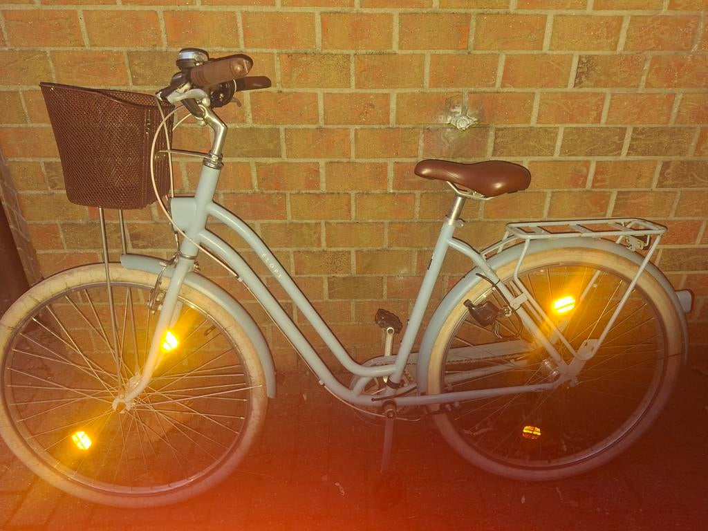 Decathlon Elops stadsfiets – lage instap – goede staat, Fietsen en Brommers, Ophalen, Zo goed als nieuw, Overige merken, (Extra) lage instap