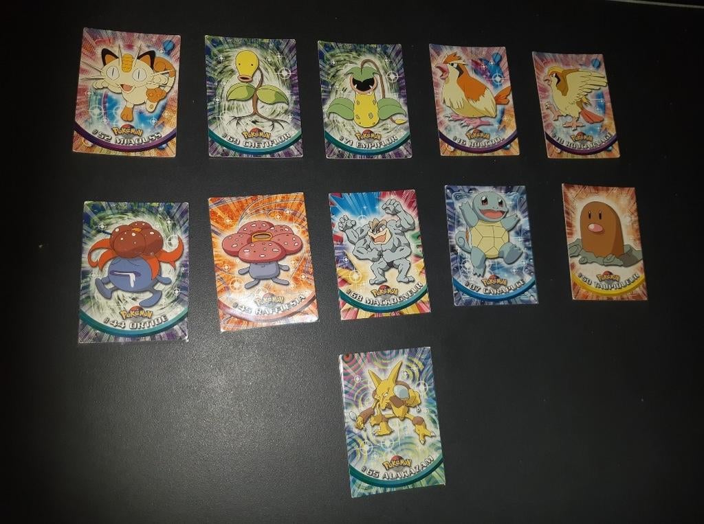 Wotc Era: Lotje 11x Topps Pokemonkaarten reeks (FRA), Ophalen of Verzenden