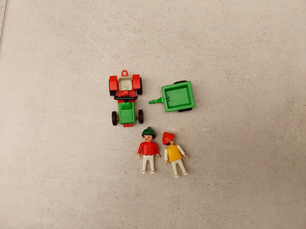 Playmobil kinderen met tractor, Ophalen of Verzenden, Gebruikt