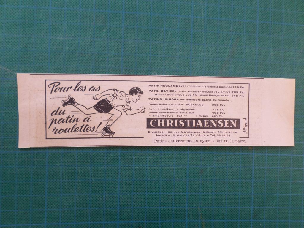 Christiaensen jouets - publicité papier - 1958, Enlèvement ou Envoi, Utilisé, Autres types