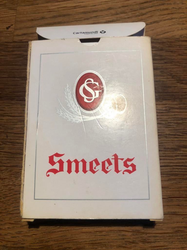 SMEETS jenever Hasselt speelkaarten, Verzamelen, Merken en Reclamevoorwerpen, Ophalen of Verzenden, Zo goed als nieuw, Overige typen