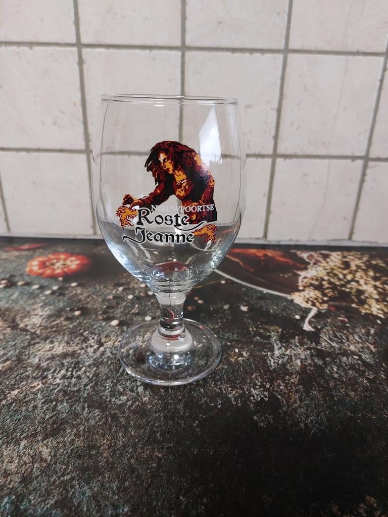 Bierglas nieuwpoortse Roste Jeanne, Ophalen of Verzenden, Nieuw, Bierglas