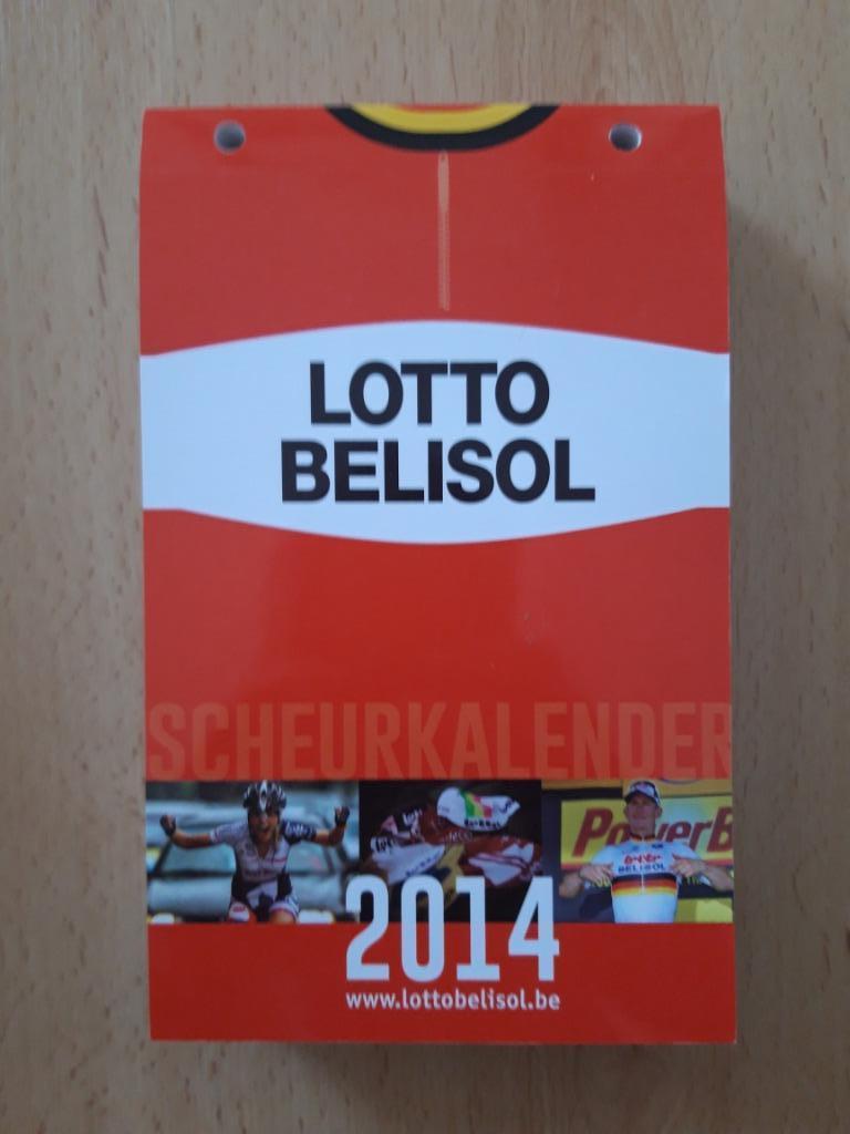 Kalender 2014 Lotto Belisol, Verzamelen, Ophalen of Verzenden, Nieuw, Overige typen